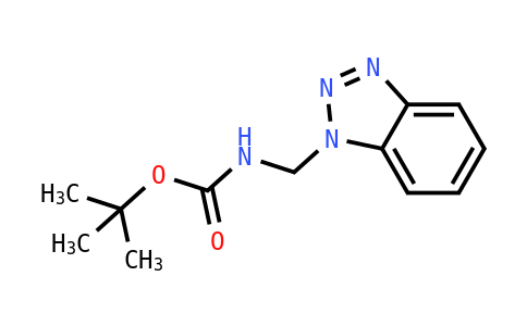 183214 - tert-butyl ((1H-benzo[d][1,2,3]triazol-1-yl)methyl)carbamate | CAS 305860-41-7